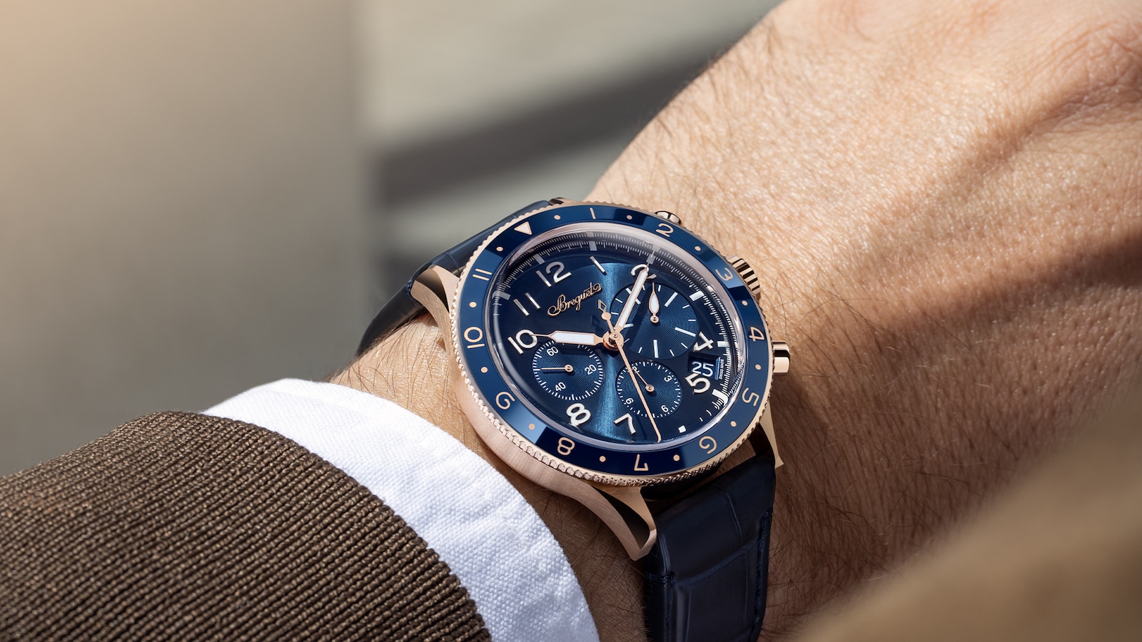 Breguet transatlantique type xxi flyback deals