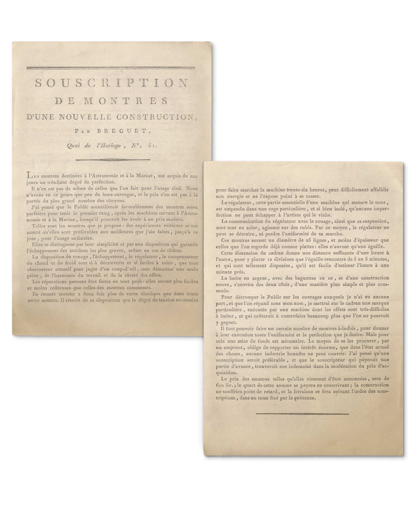 Souscription flyers