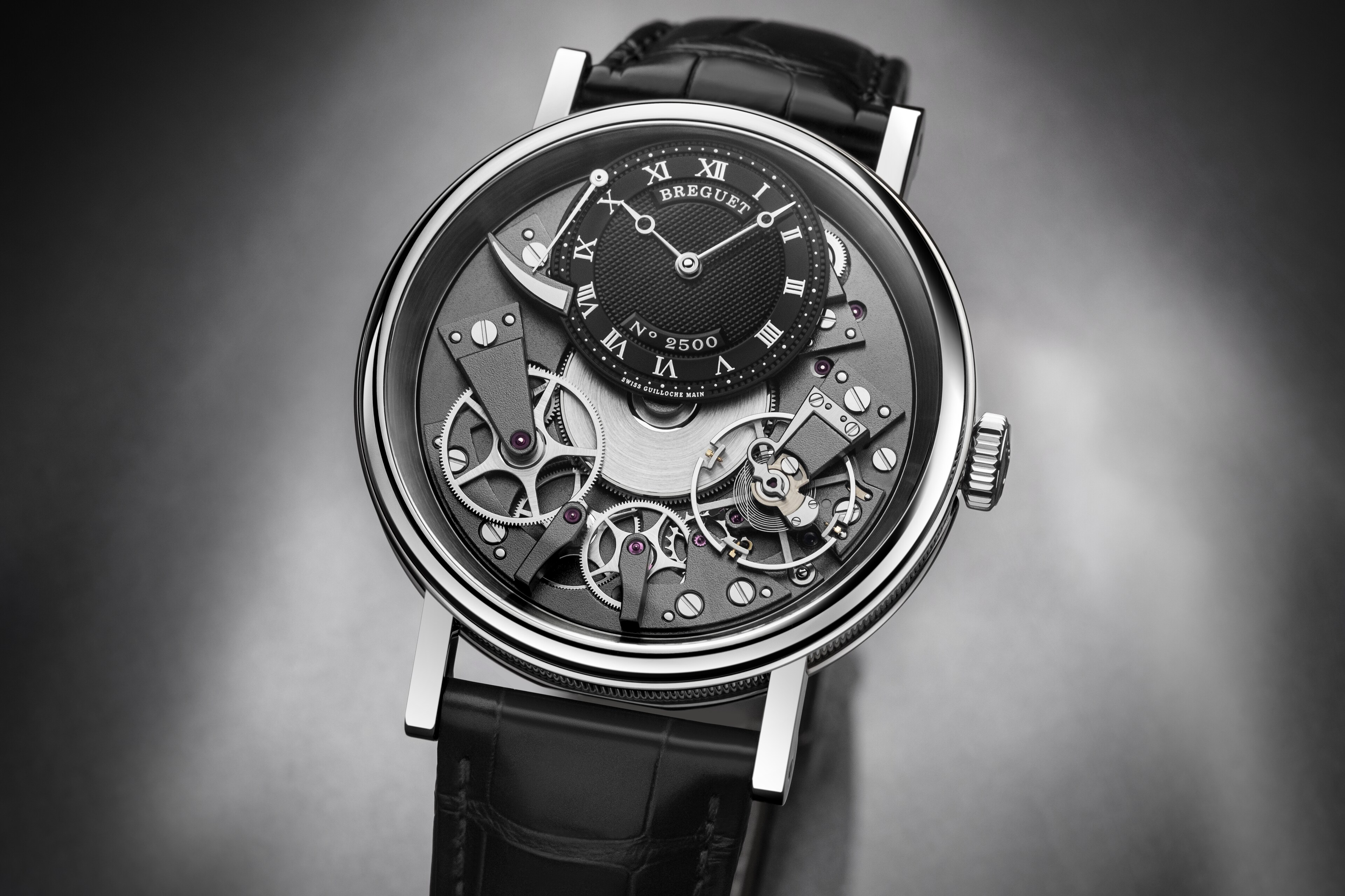 BREGUET Tradition 7057 7057BB/G9/9W6 White Gold Hand-Wound Men's Watch