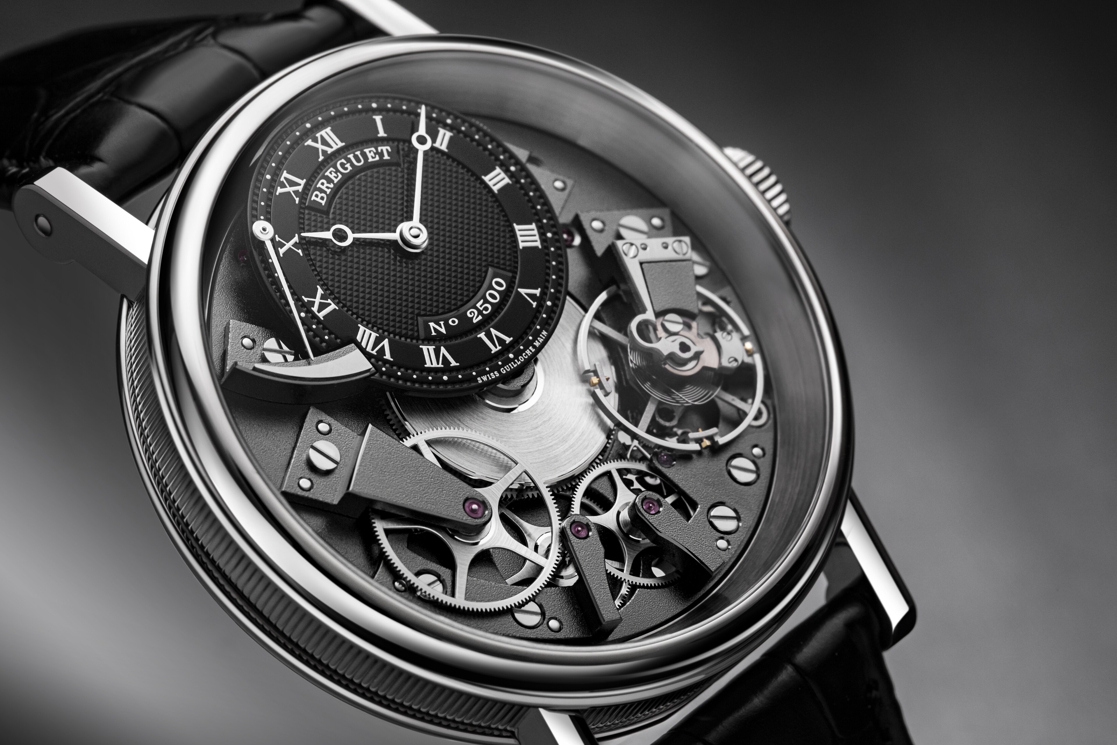 BREGUET Tradition 7057 7057BB/G9/9W6 White Gold Hand-Wound Men's Watch