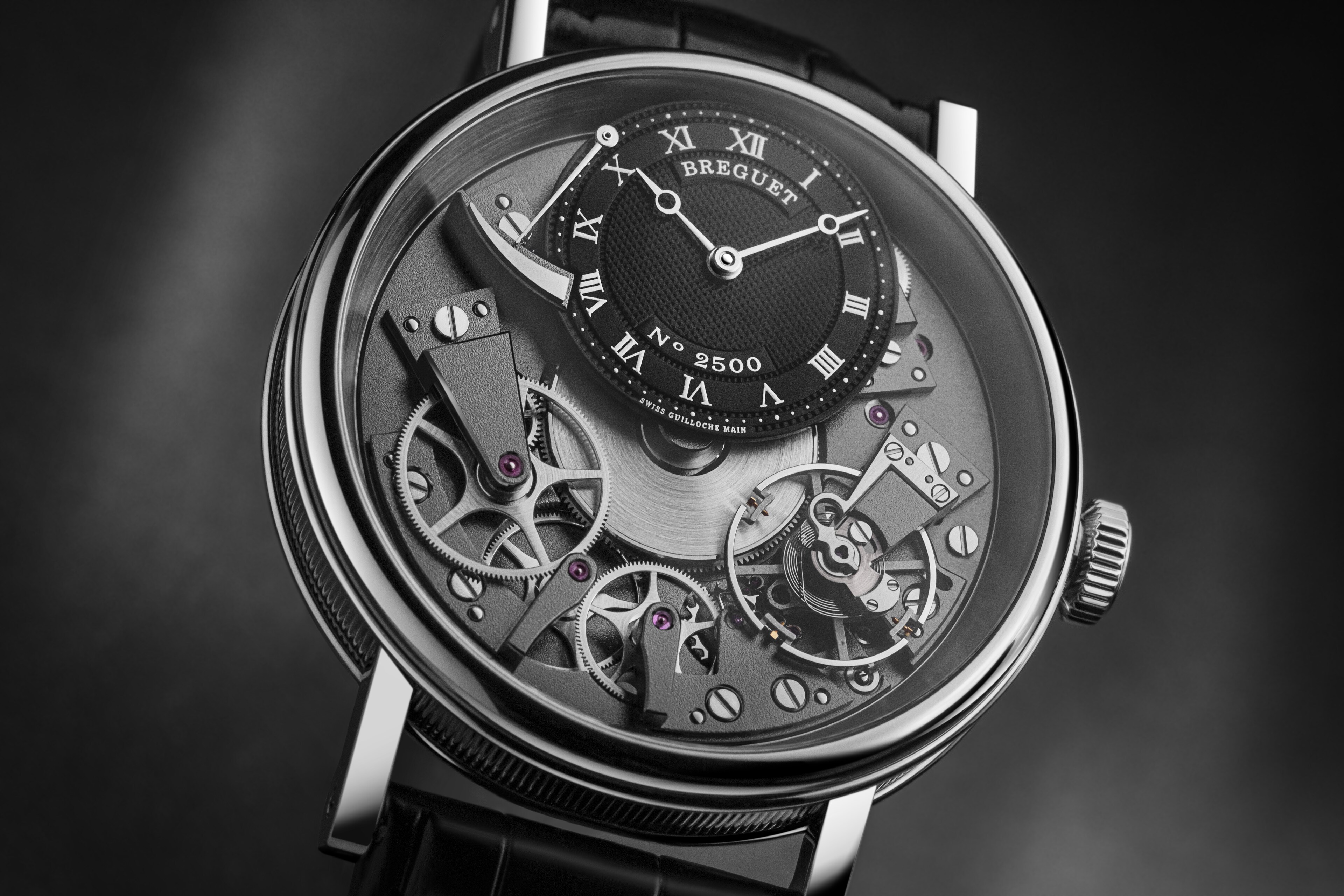 BREGUET Tradition 7057 7057BB/G9/9W6 White Gold Hand-Wound Men's Watch