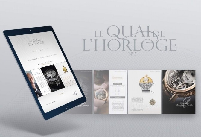 『QUAI DE L’HORLOGE 』VOL.5、iPadに登場