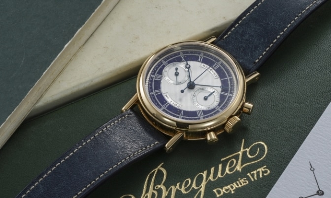 un chronographe Breguet rare vendu aux enchères