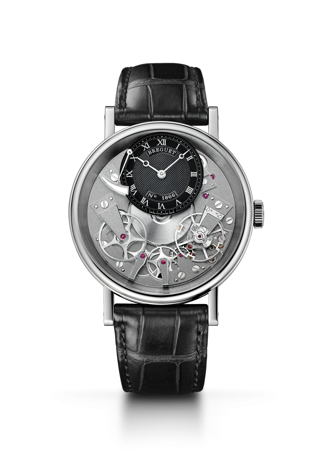 BREGUET Tradition 7057 7057BB/G9/9W6 White Gold Hand-Wound Men's Watch