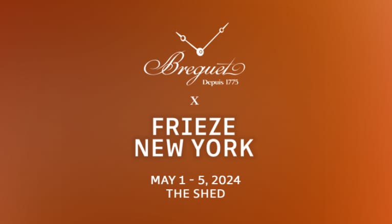 Breguet and Frieze begin a new year of collaboration in New York